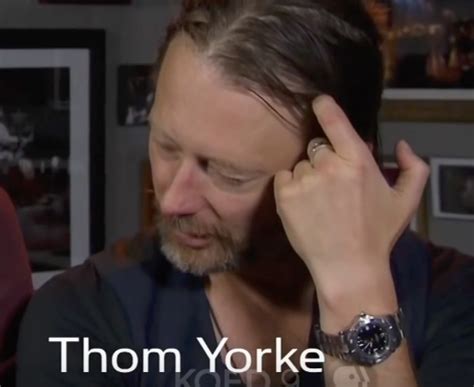 thom yorke rolex|Thom Yorke ponytail.